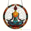 Loja Ser-Alimya * Disco Acrílico Pintado Meditação