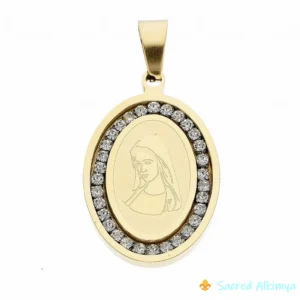 Loja Ser-Alkimya * Medalha Nossa Senhora Zircónias
