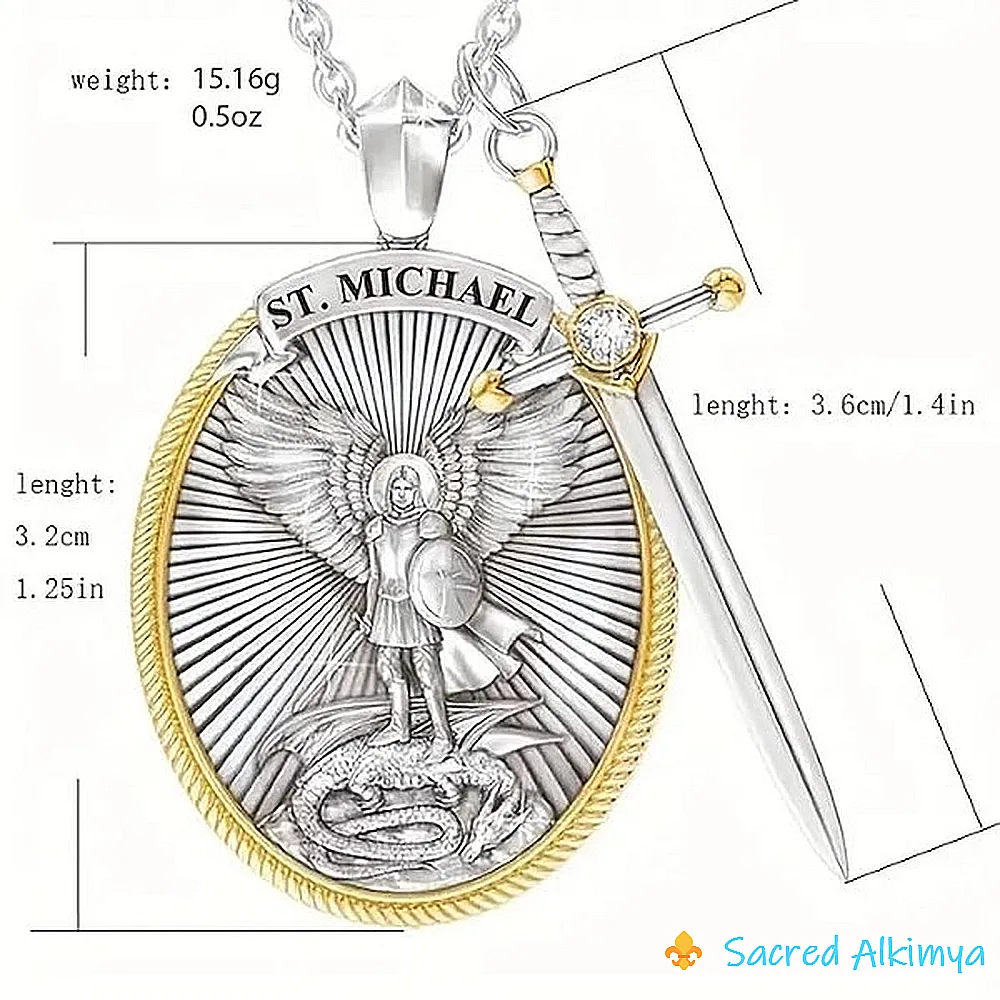 Loja Ser-Alkimya * Medalha Arcanjo São Miguel
