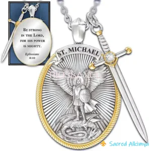 Loja Ser-Alkimya * Medalha Arcanjo São Miguel