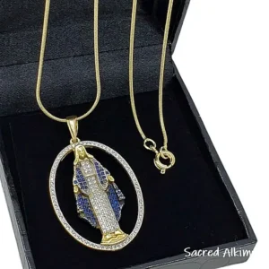 Loja Ser-Alkimya * Medalha Nossa Senhora com Manto Azul