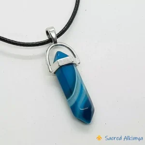 Loja Ser-Alkimya * Pendente Ágata Azul