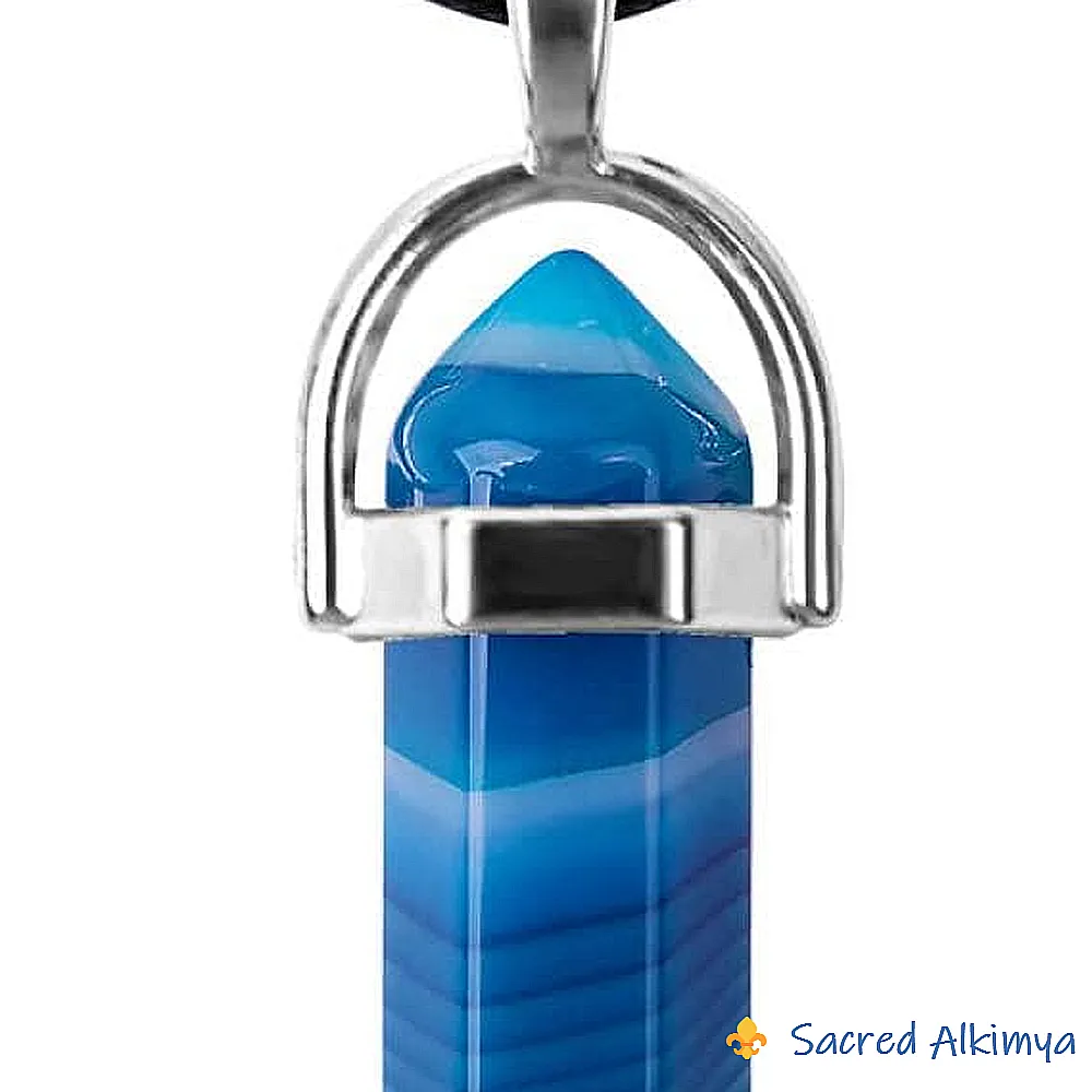 Loja Ser-Alkimya * Pendente Ágata Azul