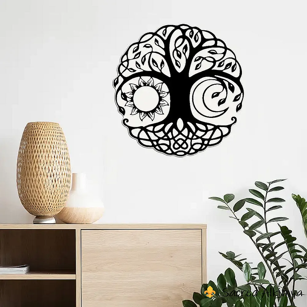 Loja Ser-Alkimya * Árvore da Vida Preta - Decoração de Parede