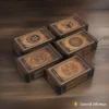 Loja Ser Alkimya * Caixa de Madeira para Cartas de Tarot