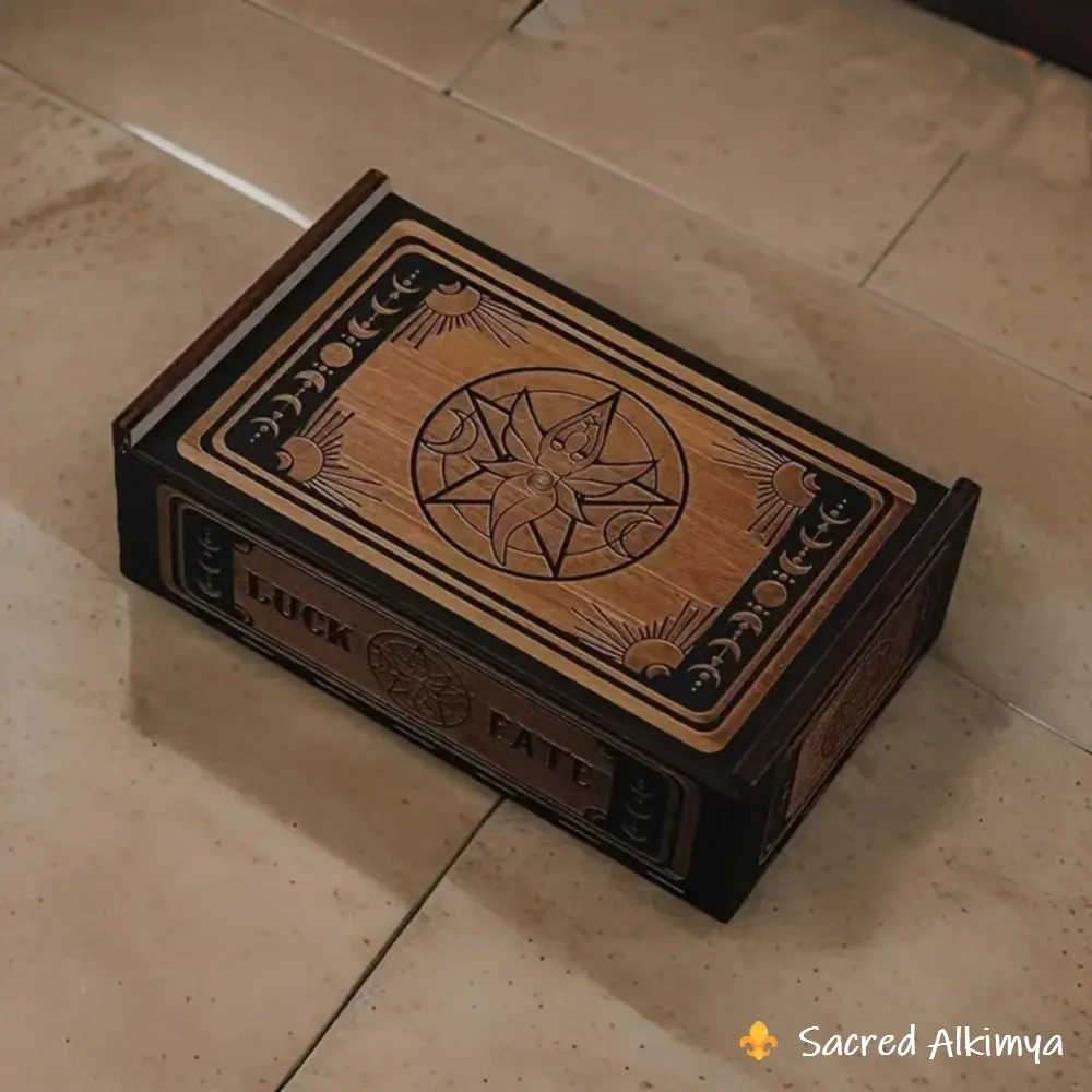 Loja Ser Alkimya * Caixa de Madeira para Tarot